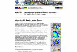 Interactive Air Quality Model Demos
